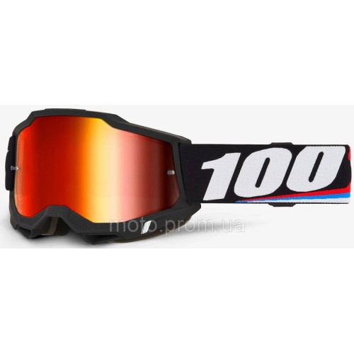 Окуляри 100% ACCURI 2 Goggle [Magnus], Mirror Red Lens