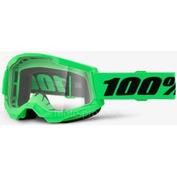 Окуляри 100% STRATA 2 Goggle [Neon Green], Clear Lens