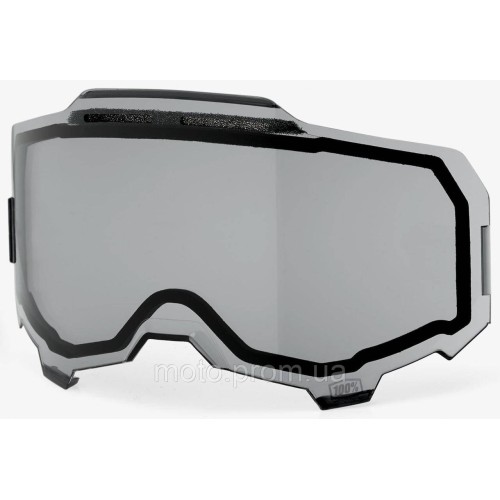 Лінза 100% ARMEGA/ARmatic Dual Vented Lens [Smoke], Dual Grey Lens