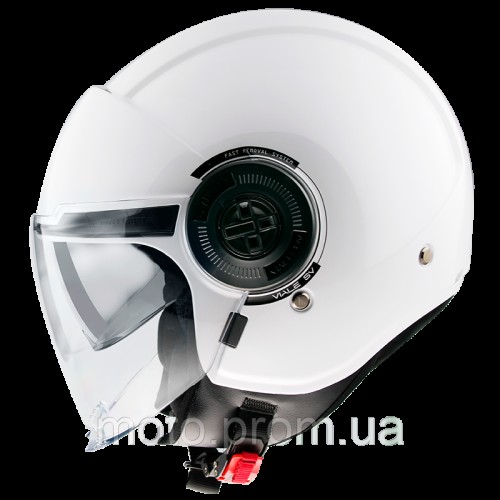 Мотошолом MT VIALE SV S Solid Gloss White XXS