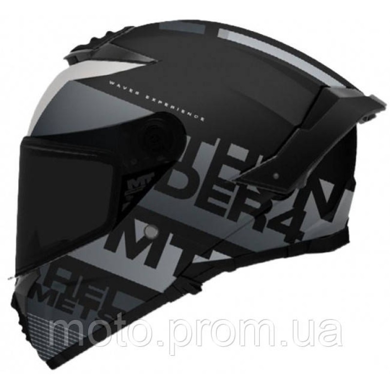 Мотошолом MT THUNDER 4 SV WAVES B2 Matt XS