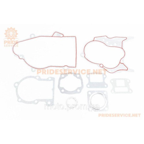 Прокладки двигателя Honda TACT/AF16 50cc-41мм, к-кт 8 деталей (красная нить)