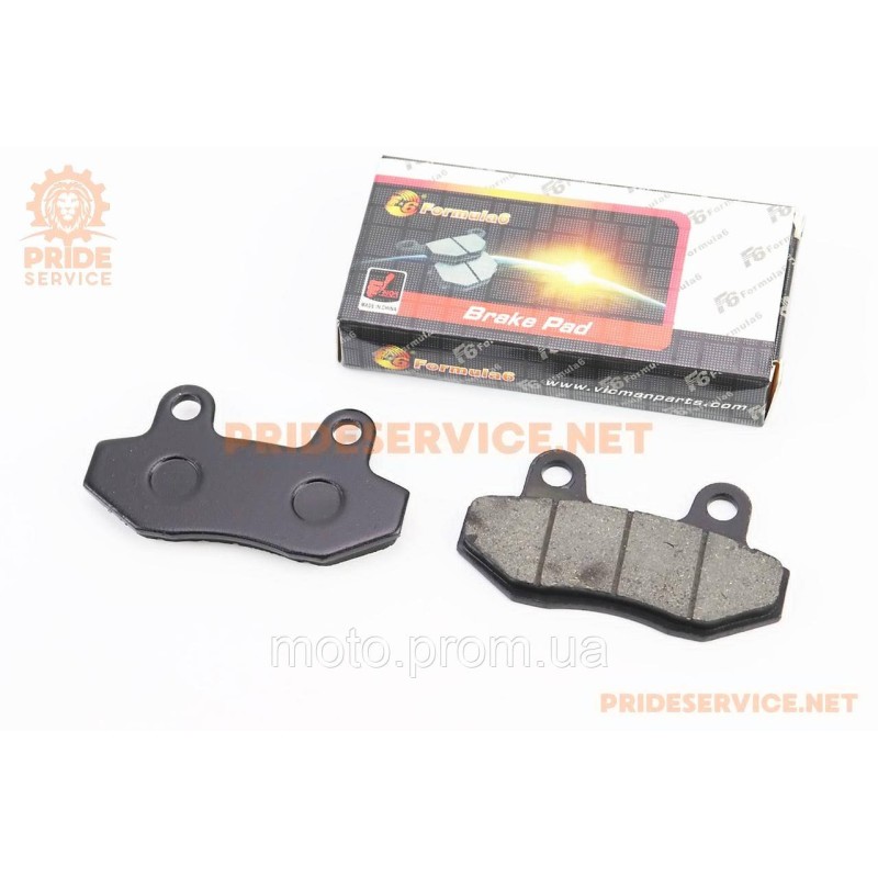 Тормозные колодки дисковые без уха (Viper-RACE/STORM/CG/СВ/HONDA-LS125;NSR 50;MBX 50/LIFAN/KYMCO-Pulsar/LONCIN)
