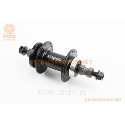 Втулка задняя MTB алюминиевая 14Gx32H под вольнобег, Disk-brake, крепл. гайка, чёрная KT-TD6R