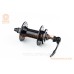 Втулка передня MTB алюмінієва 14Gx32H, Disk-brake, 2 пром-підшипники 6000 2RS, кріпл. ексцентрик, чорна D761SBT