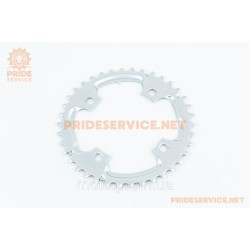 Зірка передня MTB 38Т index (BCD:104мм), сіра PRO-38T
