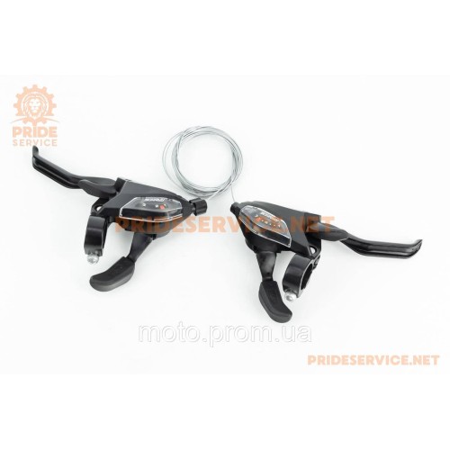 Переключатели (моноблок) 3x7 скоростей, чёрные SL-KD-82