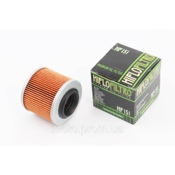 Фільтр-елемент масляний HF151 (56x53мм) APRILIA Pegaso 600/650/650i, BMW F 650 CS/ST/GS Sertao/650 Xmoto