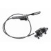 Тормоз Disk-brake гидравлический передний, чёрный BL-MT200/BR-MT200 (левая ручка) 900мм