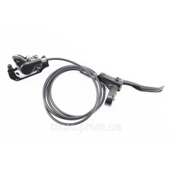 Гальмо Disk-brake гідравлічне заднє,(F180/R160) чорне BL-MT200/BR-MT200 (1700мм) Гальмо Disk-brake гідравлічне заднє,(F180/R160) чорне BL-MT200/BR-MT200 (1700мм)