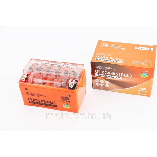 Акумулятор 12V7Ah UTX7A-BS GEL (L150 * W87 * H94mm)
