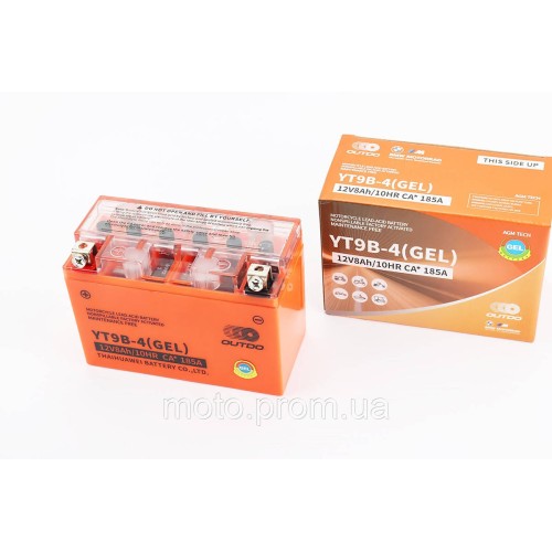Акумулятор 12V8Ah YT9B-4 GEL (L155*W75*H105mm)