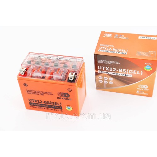 Акумулятор 12V10Ah UTX12-BS GEL (L150*W87*H130mm)