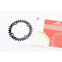 Зірка передня MTB Narrow Wide 32Т (BCD:104мм), алюмінієва, чорна Зірка передня MTB Narrow Wide 32Т (BCD:104мм), алюмінієва, чорна