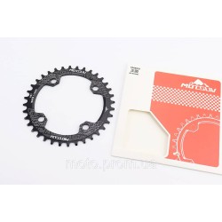 Зірка передня MTB Narrow Wide 36Т (BCD:104мм), алюмінієва, чорна Зірка передня MTB Narrow Wide 36Т (BCD:104мм), алюмінієва, чорна