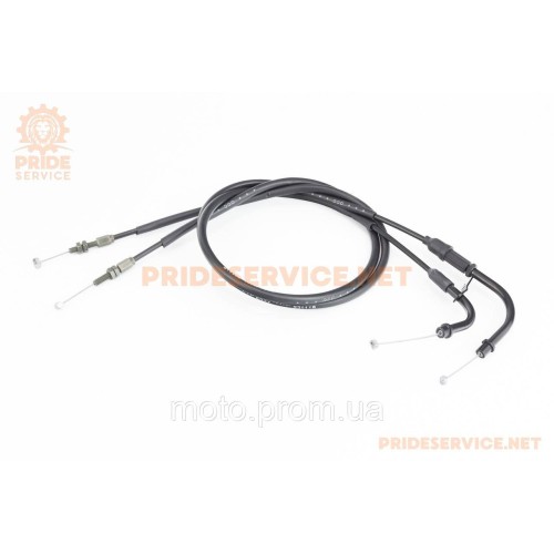 Трос газу (подвійний) 105см (трос 105/97см; кожух /105/94см) KY500X-A/ADV 500X