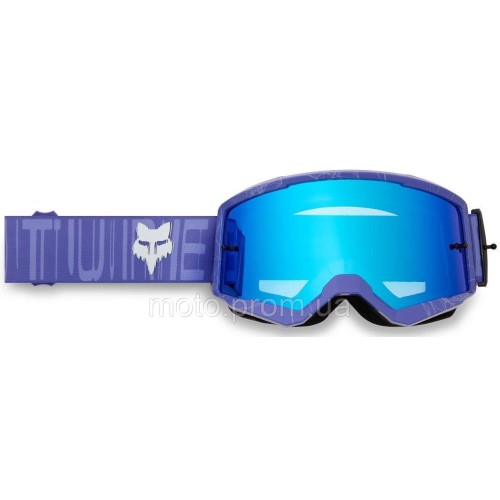 Окуляри FOX MAIN Goggle - DIFFUSE [Purple Dove], Mirror Blue Lens