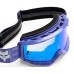 Окуляри FOX MAIN Goggle - DIFFUSE [Purple Dove], Mirror Blue Lens