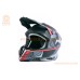 Шолом кросовий (стандарт DOT/ECE) HD-806-5 XL (61см), чорно-червоний мат