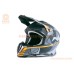 Шолом кросовий (стандарт DOT/ECE) HD-806-7 XL (61см), чорно-помаранчевий мат