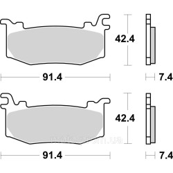 Гальмівні колодки SBS Track Days Front Brake Pads, EVO Sinter