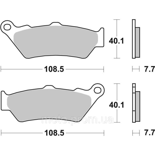 Гальмівні колодки SBS High Performance Front Brake Pads, Sinter