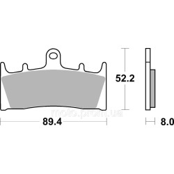 Гальмівні колодки SBS Performance Front Brake Pads, EVO Sinter Гальмівні колодки SBS Performance Front Brake Pads, EVO Sinter