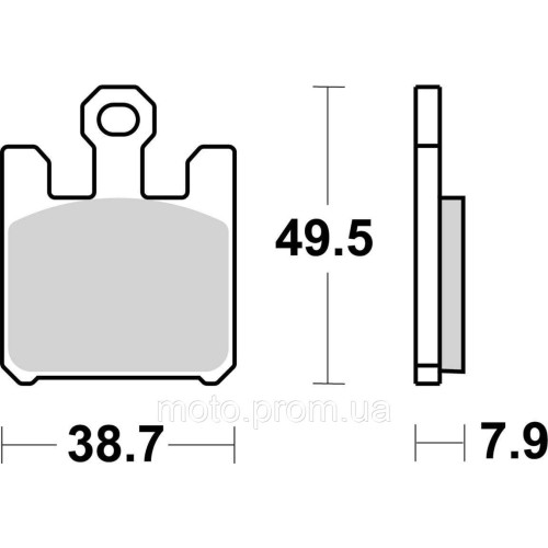 Гальмівні колодки SBS Performance Front Brake Pads, EVO Sinter