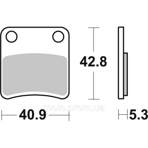 Гальмівні колодки SBS Standard Brake Pads, Ceramic
