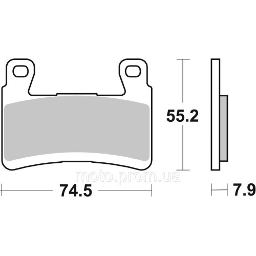 Гальмівні колодки SBS Performance Front Brake Pads, EVO Sinter