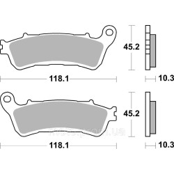 Гальмівні колодки SBS Performance Rear Brake Pads, Sinter Гальмівні колодки SBS Performance Rear Brake Pads, Sinter