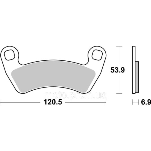 Гальмівні колодки SBS Sport Brake Pads, Sinter/Carbon