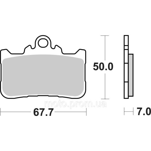 Гальмівні колодки SBS Performance Front Brake Pads, EVO Sinter