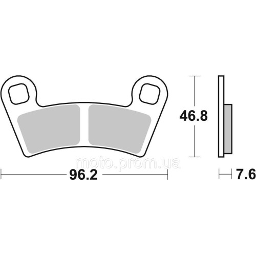 Гальмівні колодки SBS Upgrade Brake Pads, EVO Sinter/Sinter