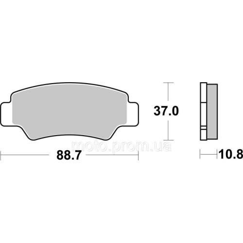 Гальмівні колодки SBS Upgrade Brake Pads, EVO Sinter/Sinter