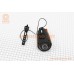 Фонарь передний 1 диод+звонок 4 мелодии, Li-ion 3.7V 1200mAh зарядка от USB, влагозащитный, чёрно-оранжевый FY-058