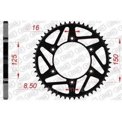 Зірка AFAM 520 K-Steel Chainwheel - KTM [Black], 45z