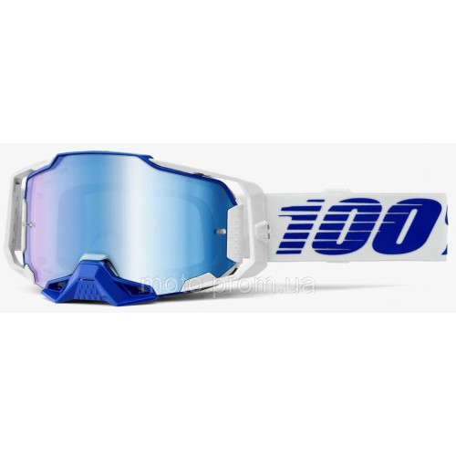 Окуляри 100% ARMEGA Goggle [Blue], Mirror Blue Lens