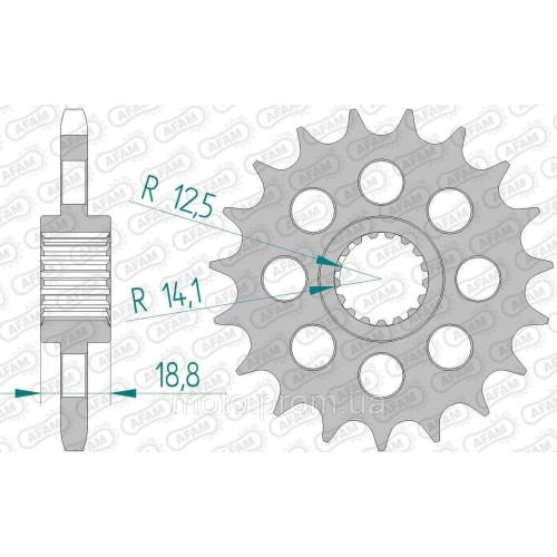 Зірка AFAM 525 Sprocket - BMW, 20z