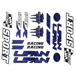 Наклейка лист А3 Lifan Blue