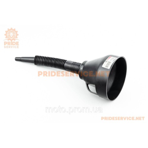 Лійка універсальна (з гнучким шлангом), чорна