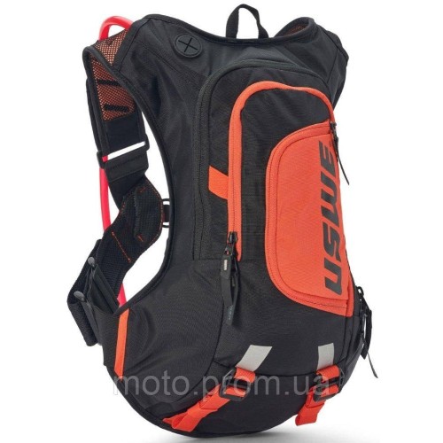 Рюкзак USWE MOTO HYDRO 12L Hydration Pack [Factory Orange], Large