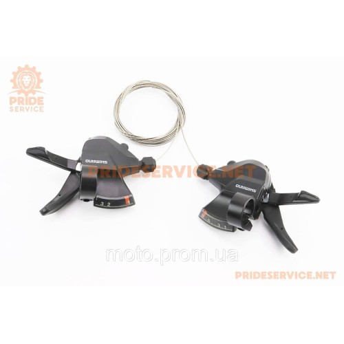 Переключатели (манетка) 3x8 скоростей, чёрные ALTUS SL-M315