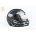 Шолом інтеграл BLD-825A XS (53-54см), чорно-сірий мат