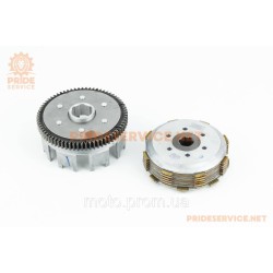 Shineray XY250GY-6B Сцепление, маховик в сборе (6 болтов, маховик 70 зуб.)