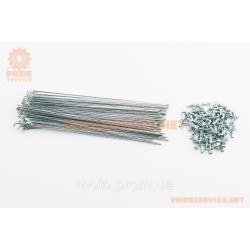 Спица 14Gx186мм (100шт к-кт), хром Спица 14Gx186мм (100шт к-кт), хром