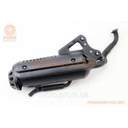 Глушник Honda DIO ZX AF34/35, LEAD AF-48, чорний