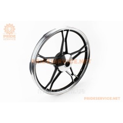 Диск колісний передній литий 17x1,4 DELTA, чорний (вісь 10мм)