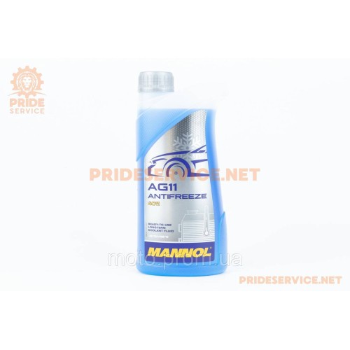 Антифриз AG11 -40 блакитний 1лl фірми MANNOL