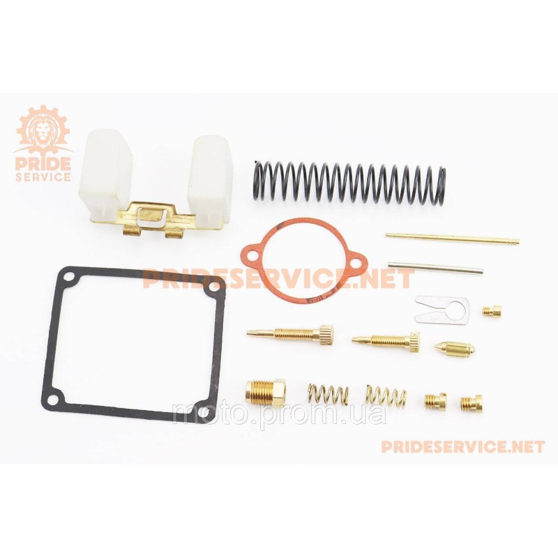 Ремонтний комплект карбюратора 12V, 14 деталей+поплавок